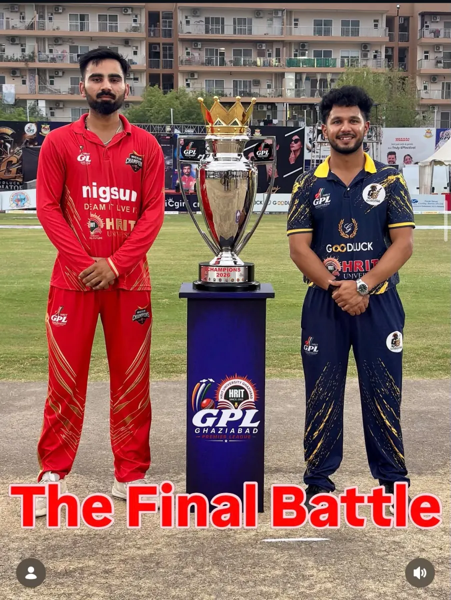 The GPL 2026 final — Migsun Champions captain faces Goodluck Gladiators with the trophy