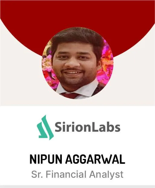 Nipun Aggarwal, Sr. Financial Analyst, SirionLabs
