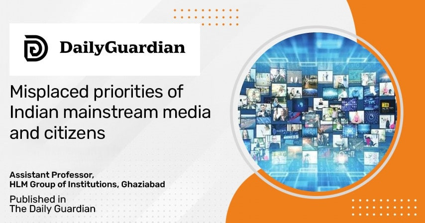 Misplaced priorities of Indian mainstream media and citizens