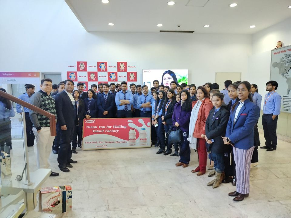 HLM Group of Institutions organized an enriching industrial visit to Yakult in Sonipat