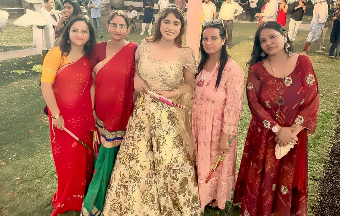 Dandiya celebration at HLM. Sonia Miglani, our Vice Chairwoman also attended event.