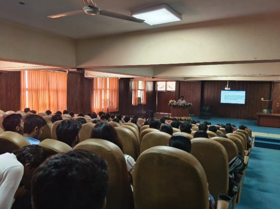 The Department of Computer Application organized an expert session on Generative Artificial Intelligence 