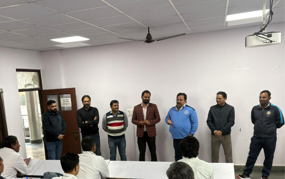 HLM College, Ghaziabad proudly hosted the District-Level Umpire-Scorer Workshop