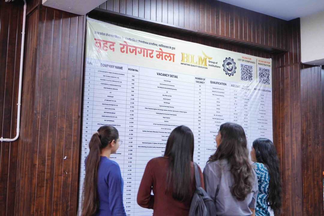 The Mega Job Fair – 2026 organized by HLM Group of Institutions 